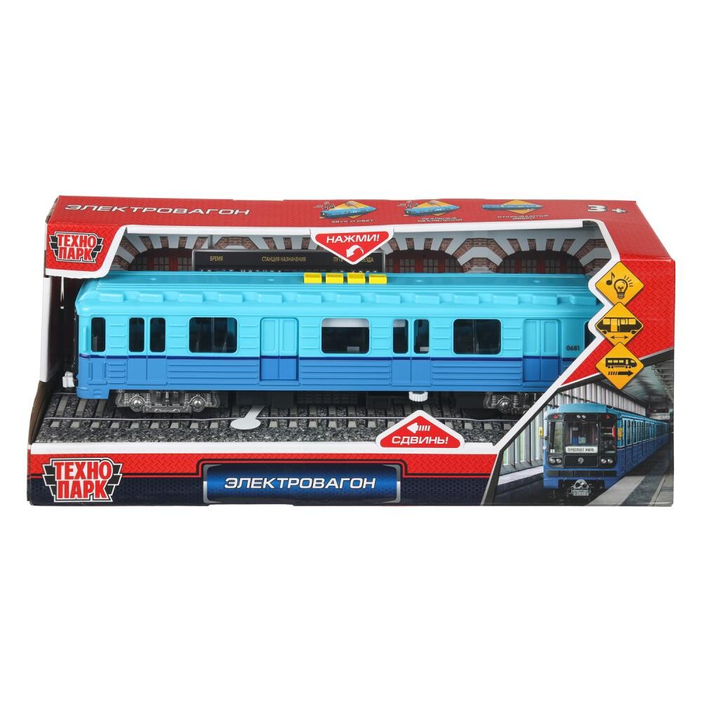 

Машина инерционная Технопарк SUBWAY-30PL-BU1, Голубой