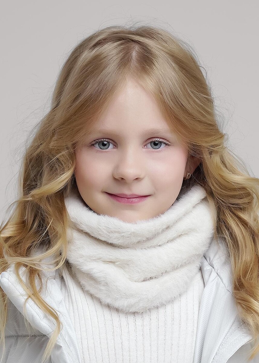 

Шарф платок, Бежевый;св.бежевый