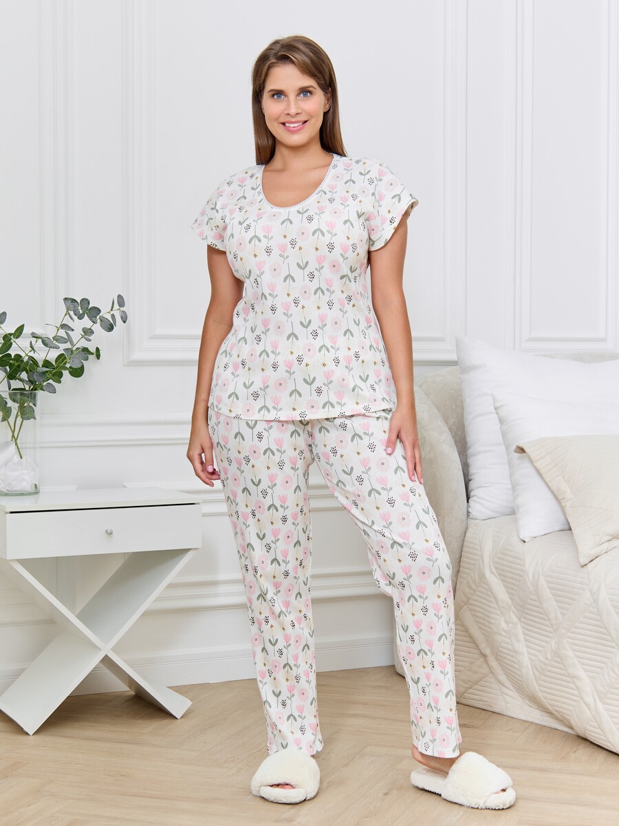 

Пижама, Белый;молочный