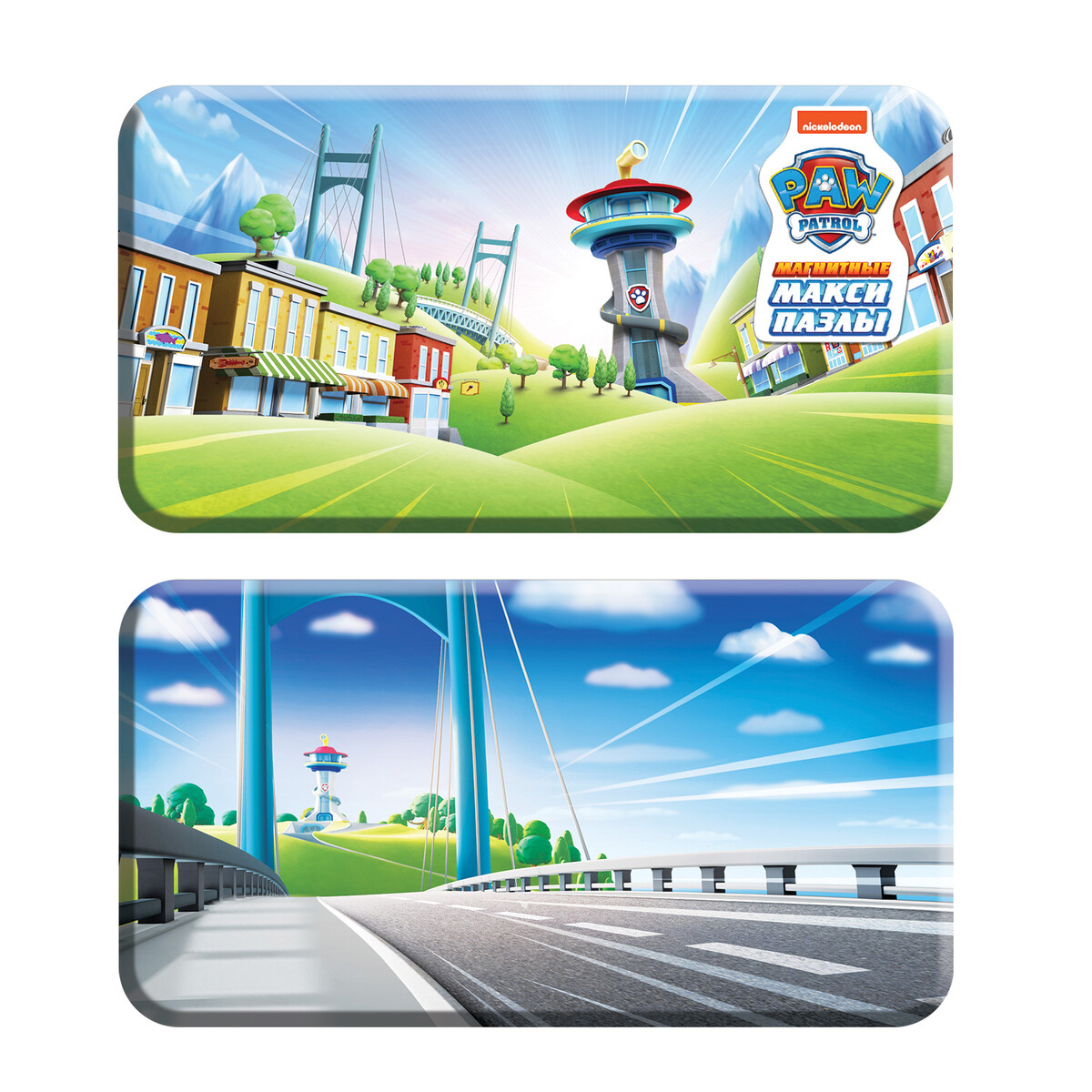 

Магнитные макси-пазлы в металлической коробке