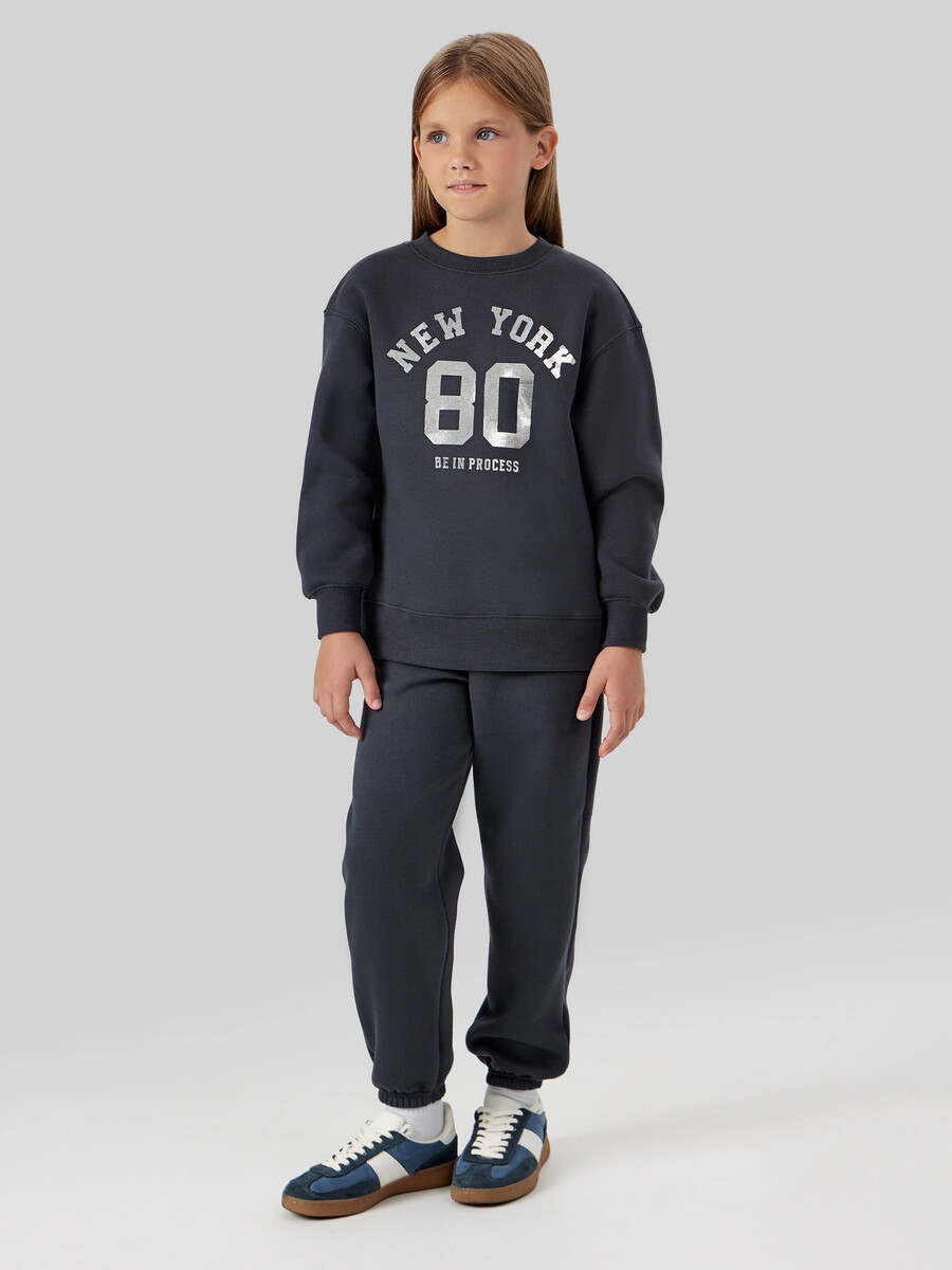 

Комплект для девочек серый, Серый;графит +печать3