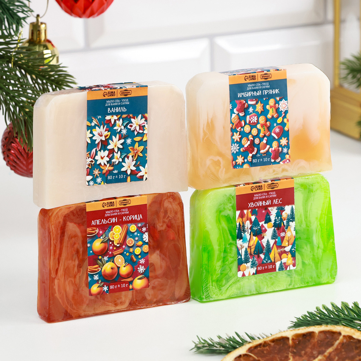 

Набор мыла 4 шт., Микс