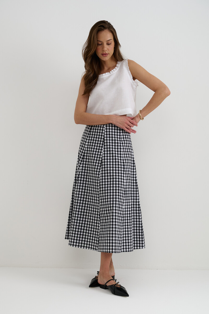 

Юбка, Черный;белый