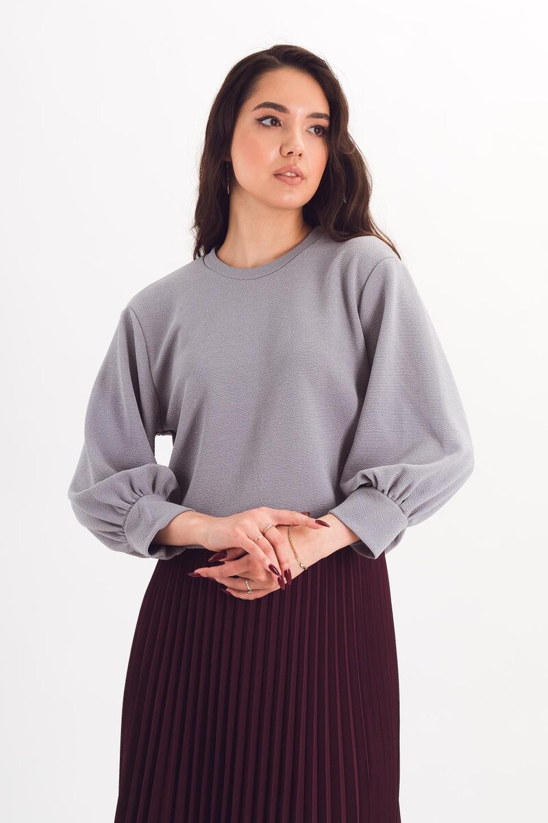 

Джемпер, Серый;светло-сиреневый люрекс