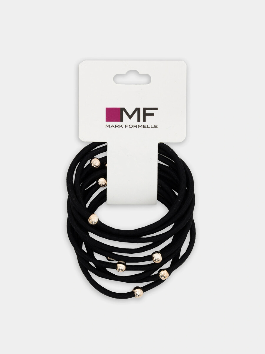 

Резинки для волос в наборе, 10 шт, Черный