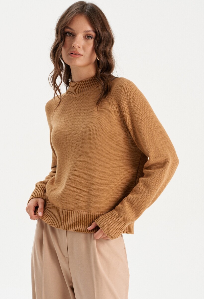 

Джемпер, Коричневый;верблюжий