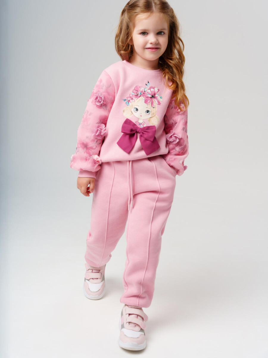 

Брюки трикотажные, Розовый