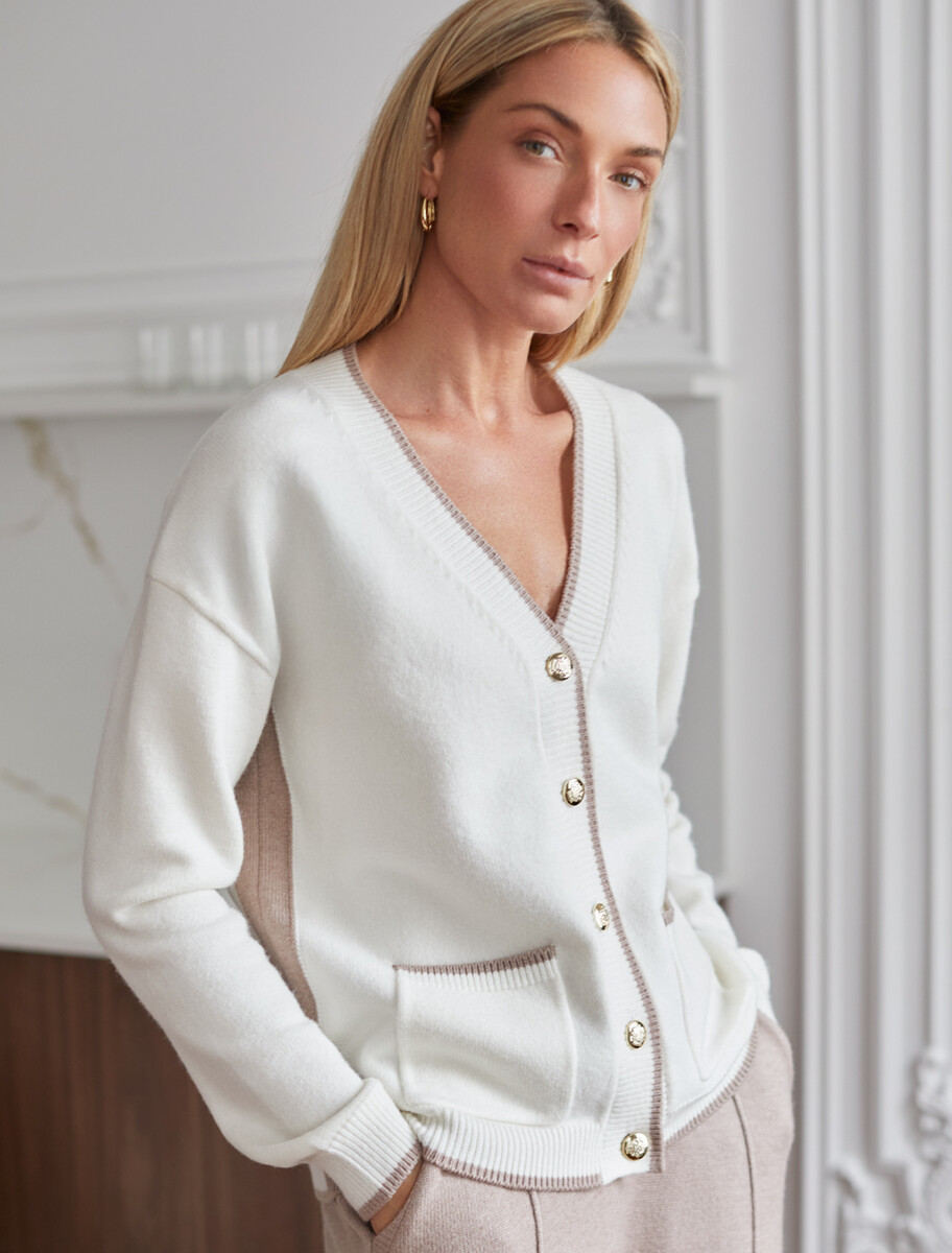 

Кардиган, Белый;натуральный белый