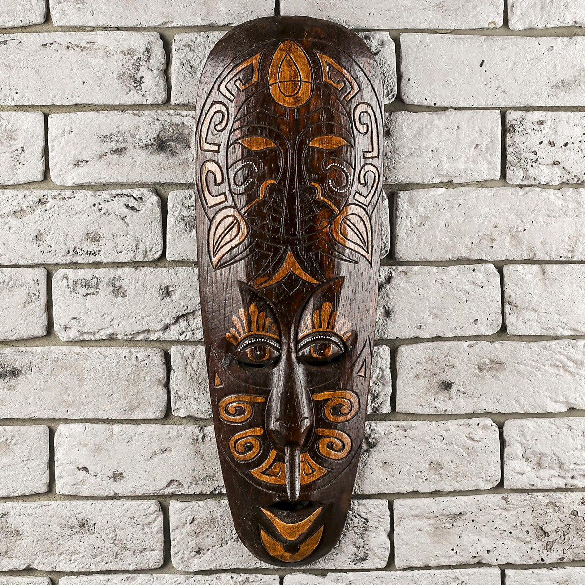 

Маска дерево, Бежевый;коричневый