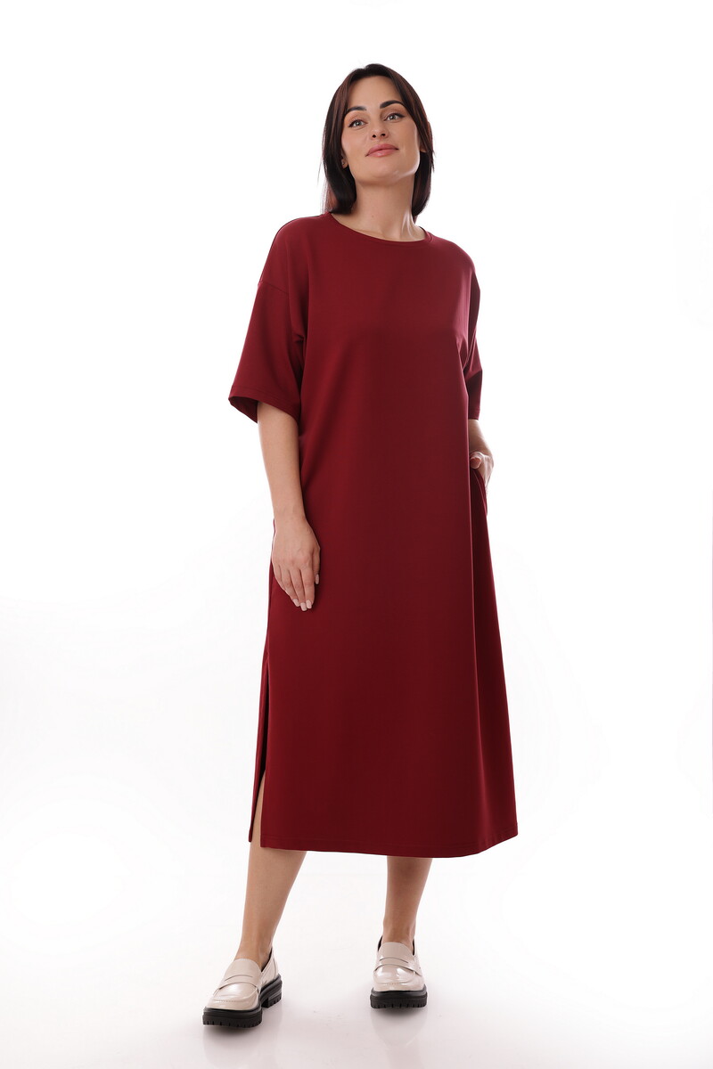 

Платье, Бордовый