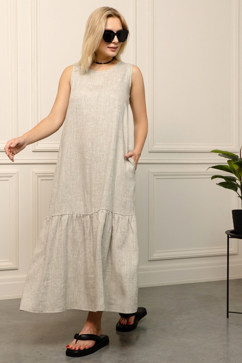 

Платье, Светло-бежевый