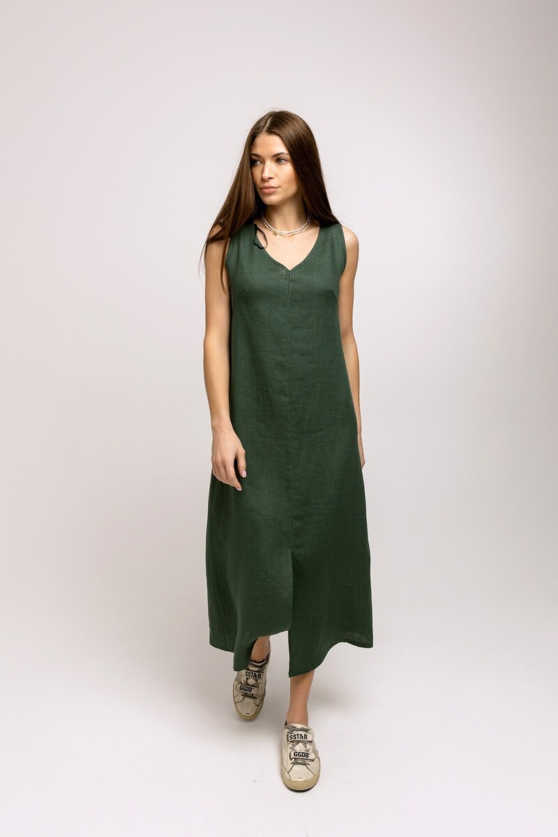 

Платье, Темно-зеленый