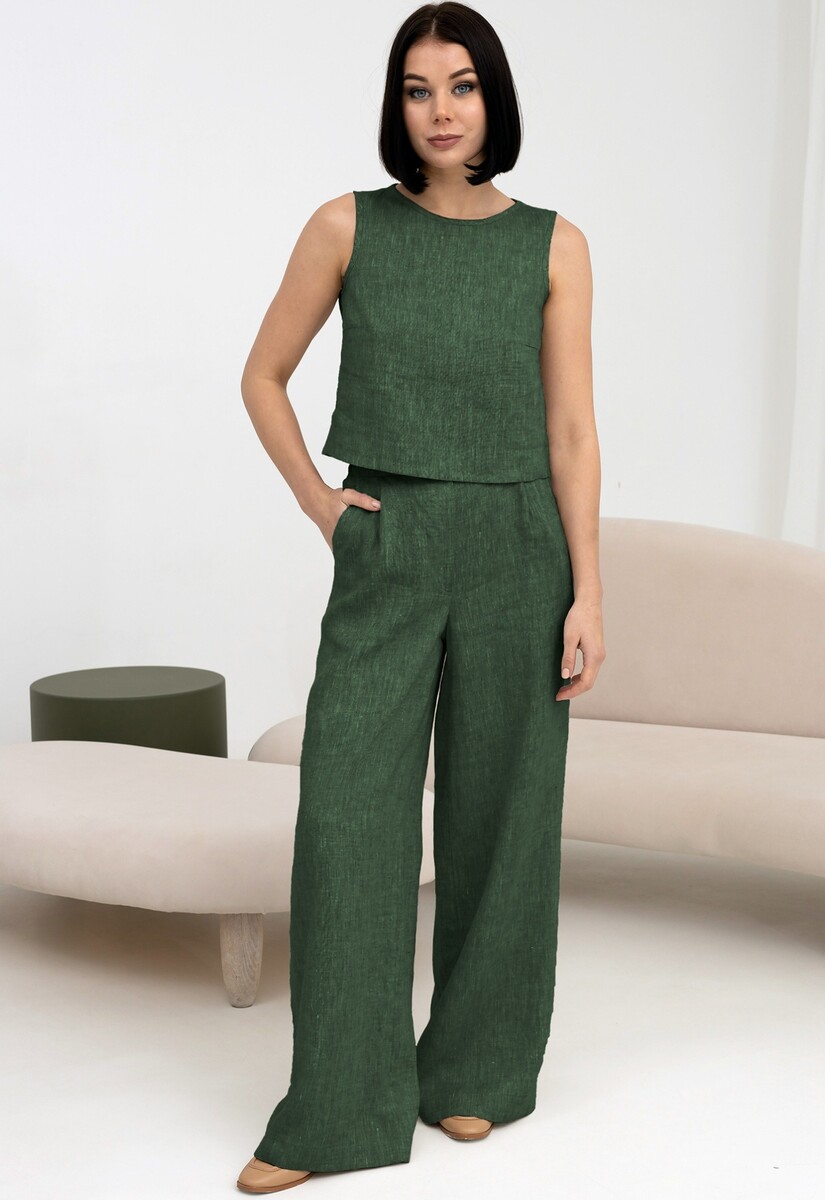 

Блузка, Темно-зеленый