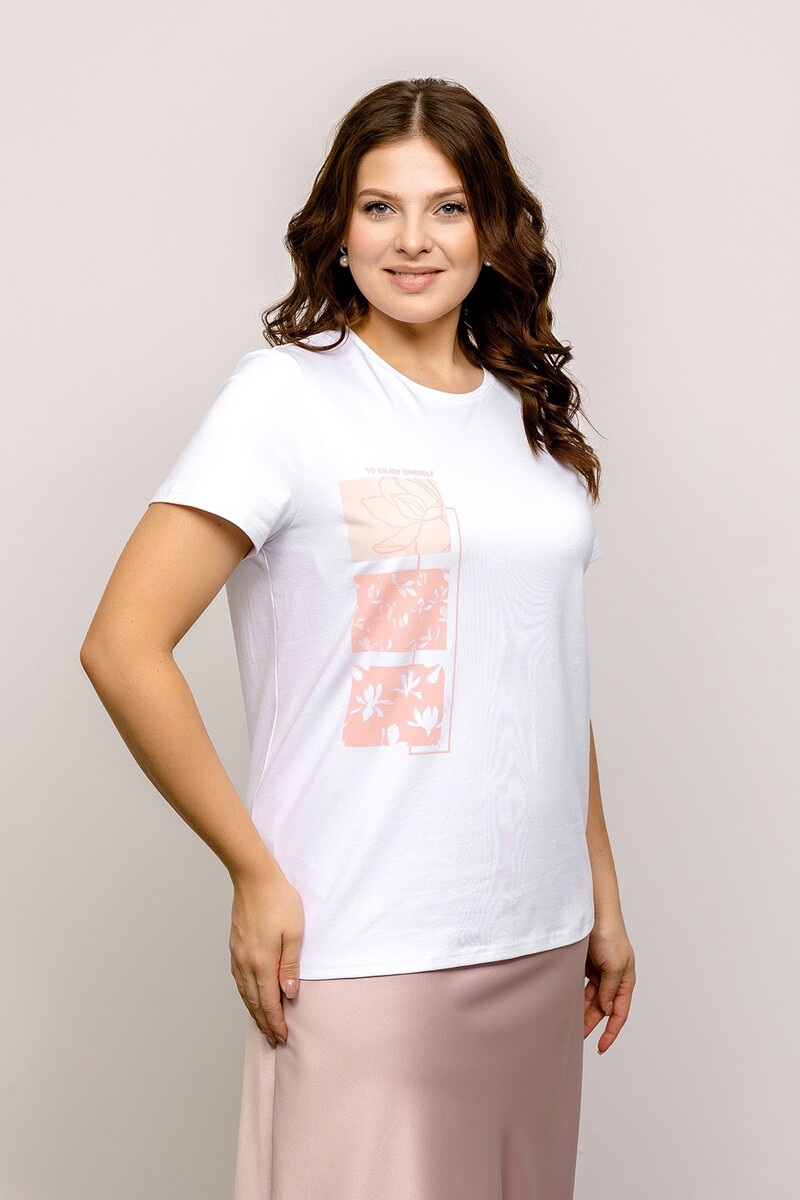 

Джемпер, Белый;крем-брюле;розовый персик