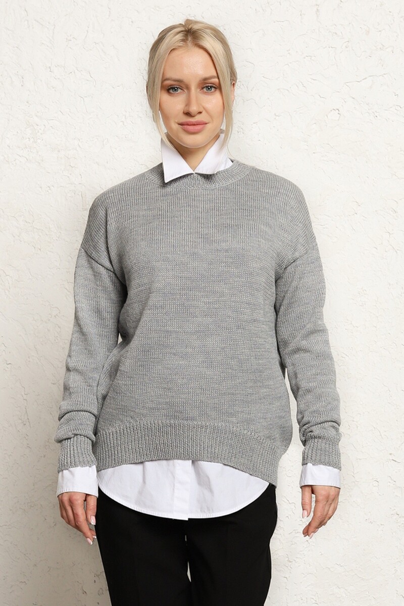 

Джемпер, Светло-серый