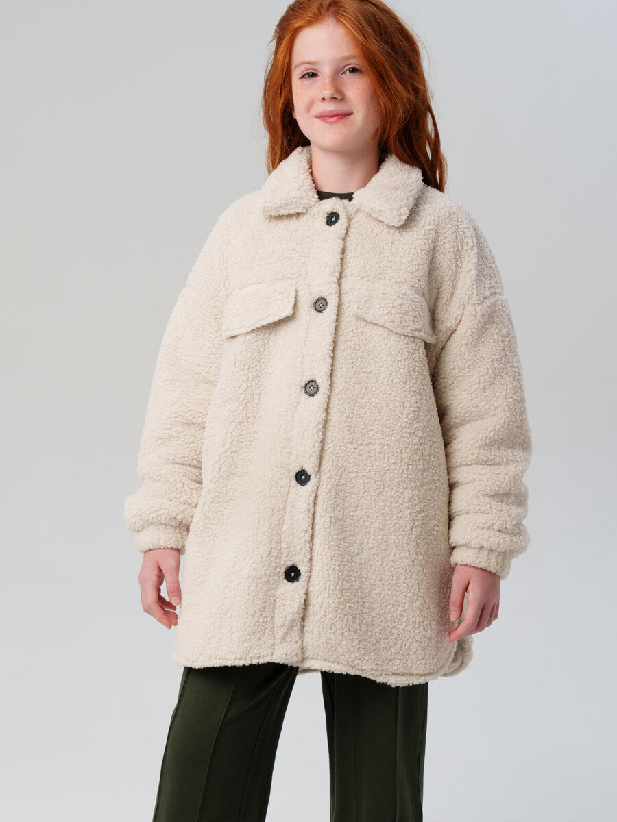 

Куртка трикотажная, Бежевый;молочный