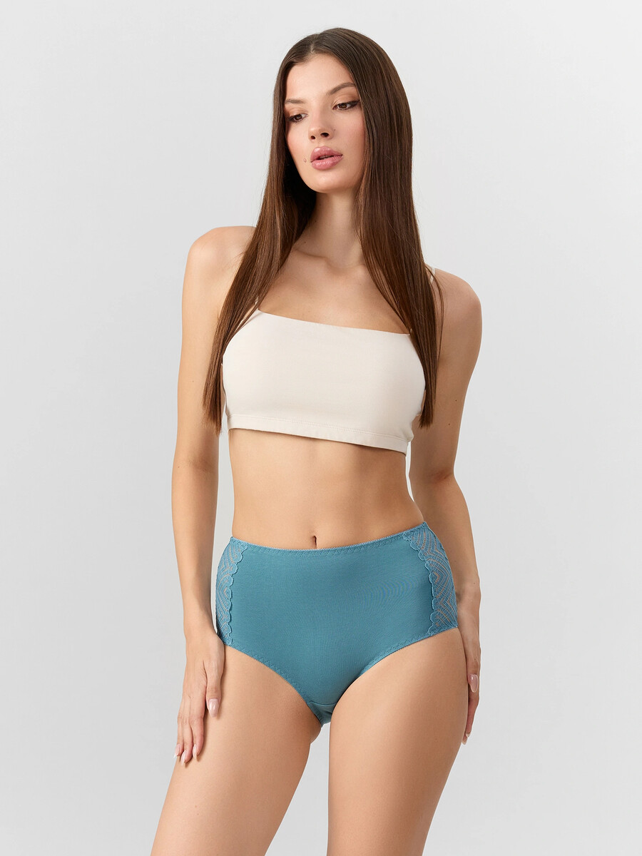 

Трусы макси женские голубые, Голубой;арктика