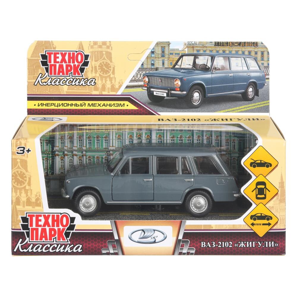 

Машина металлическая Технопарк 2102-12-GY