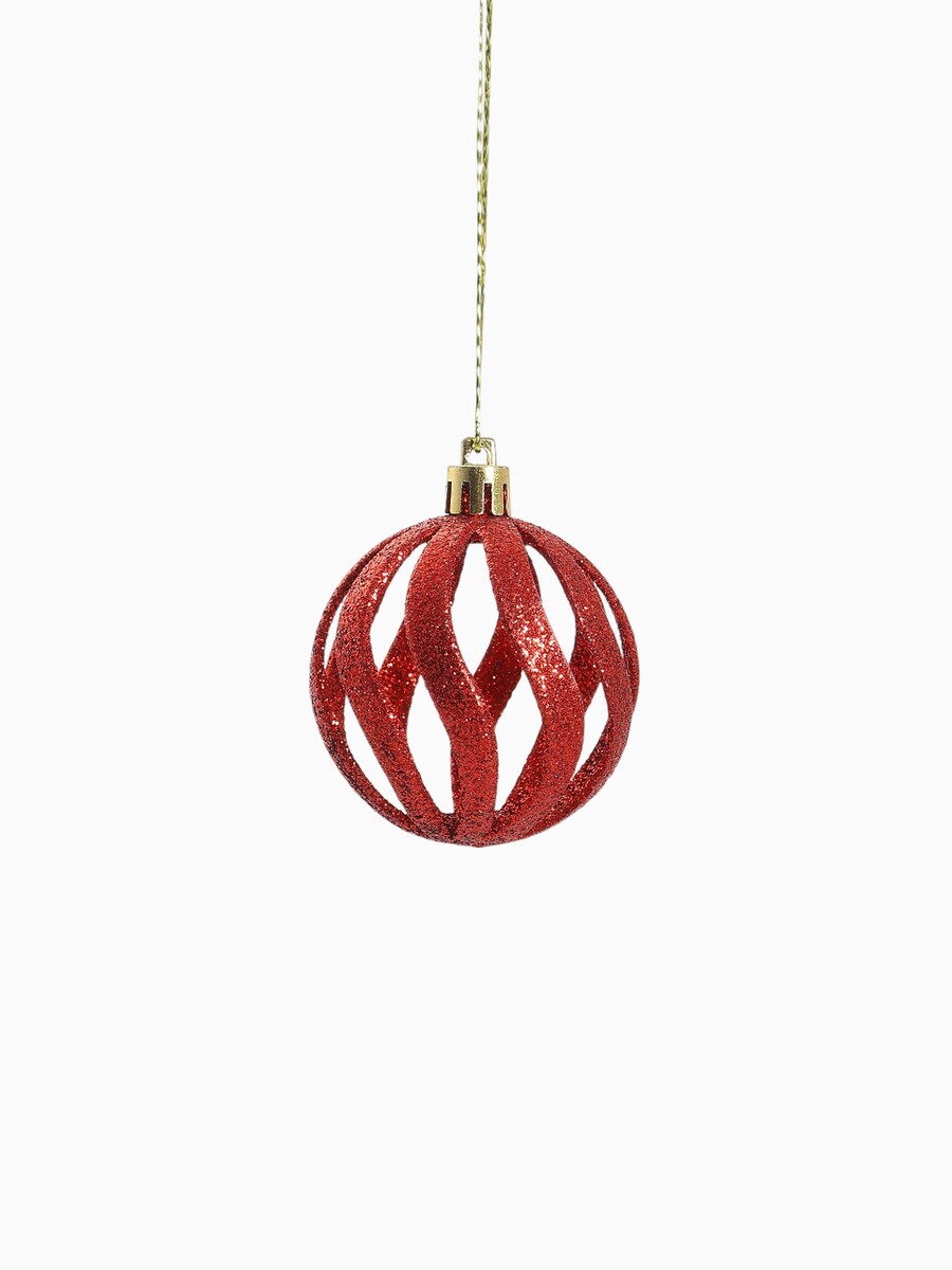 

Ёлочные игрушки набор 17 шт., Красный