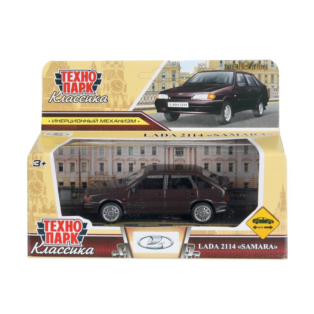 

Машина металлическая LADA, Технопарк 2114-11-PRP