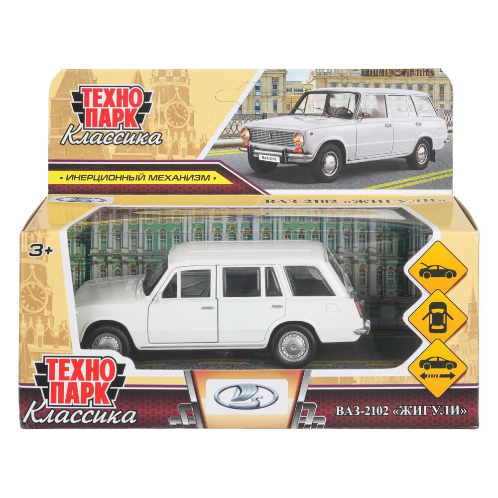 

Машина металлическая Технопарк 2102-12-WH