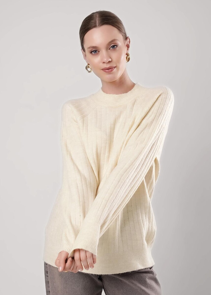 

Джемпер, Бежевый;св.бежевый