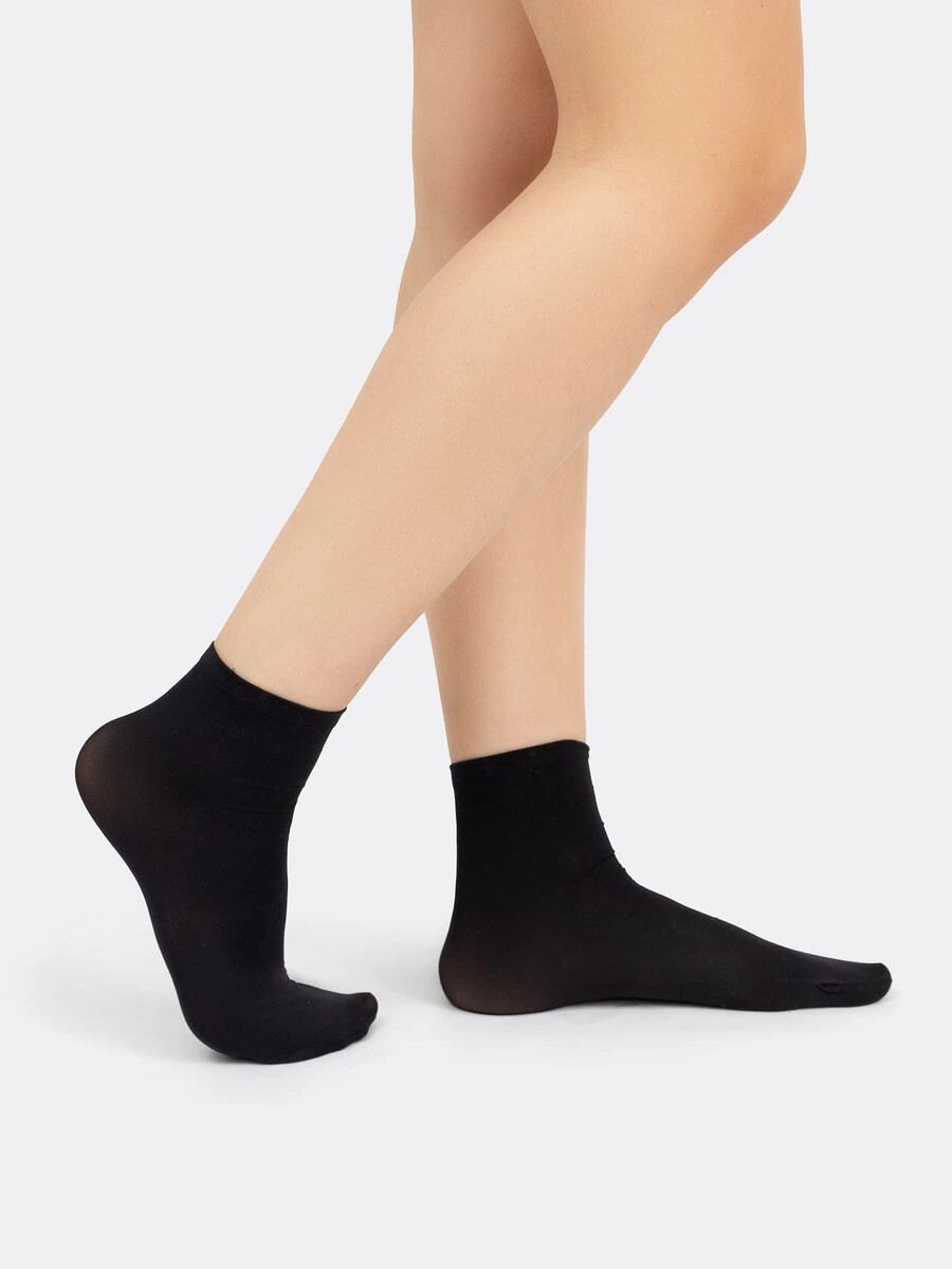 

Носки женские капроновые в черном цвете, Черный