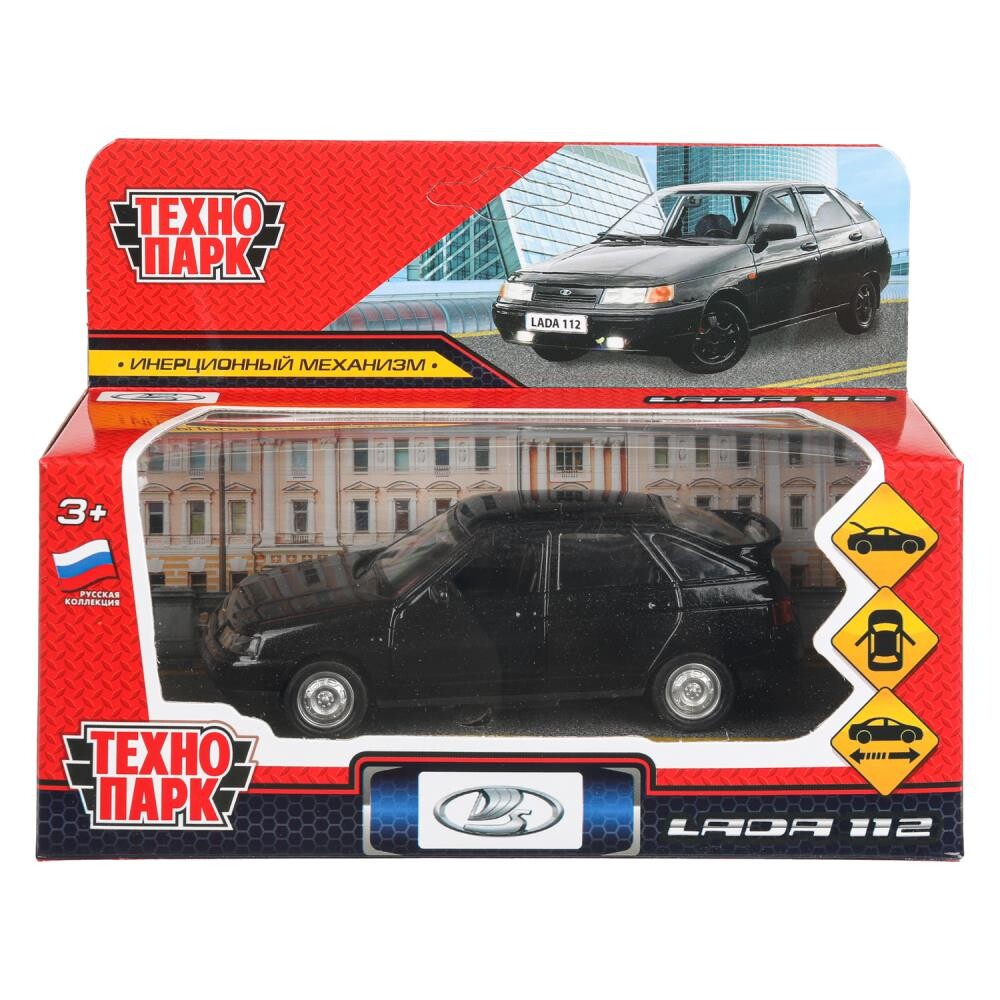 

Машина металлическая Технопарк 2112-12-BK, Черный