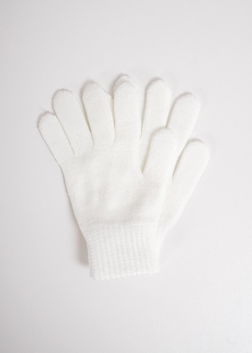 

Перчатки варежки, Белый;молочный