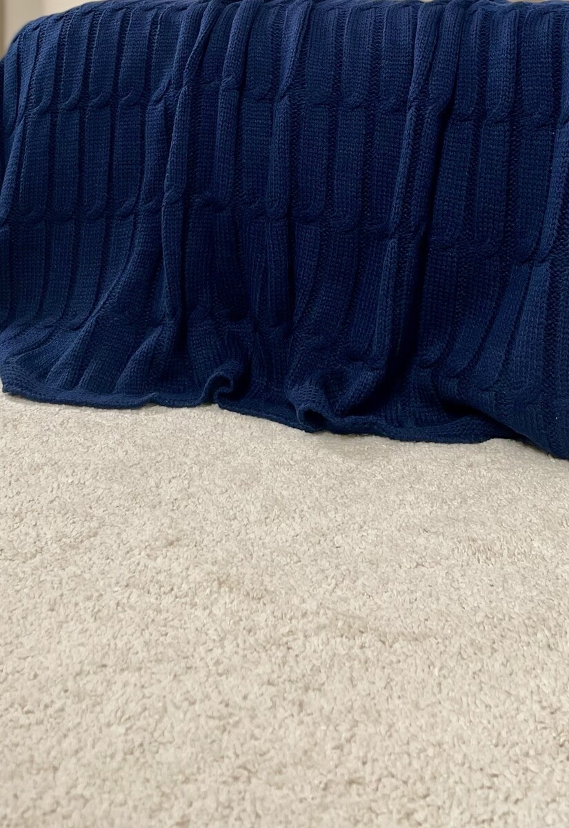 

Плед, Темно-синий