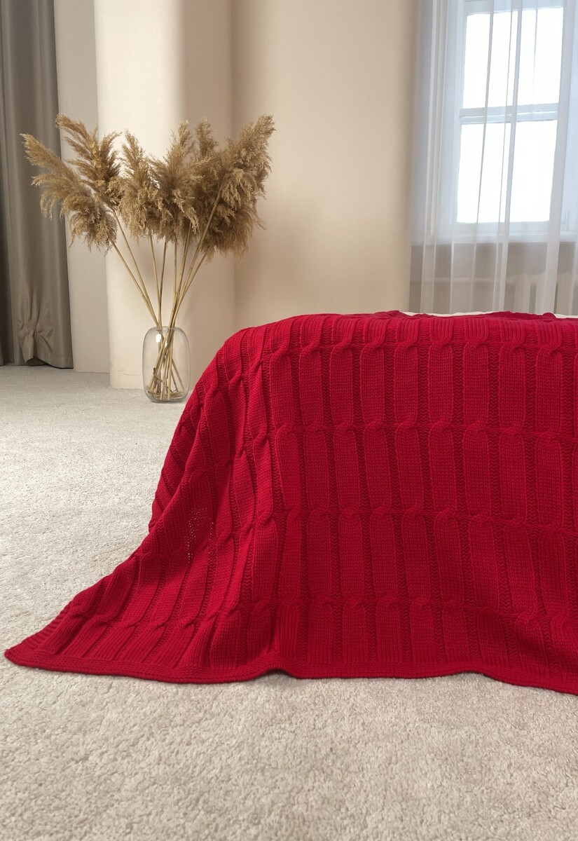 

Плед, Вишневый