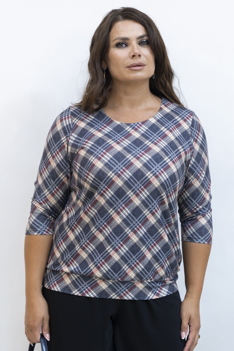 

Блуза, Серый;серо-голубой