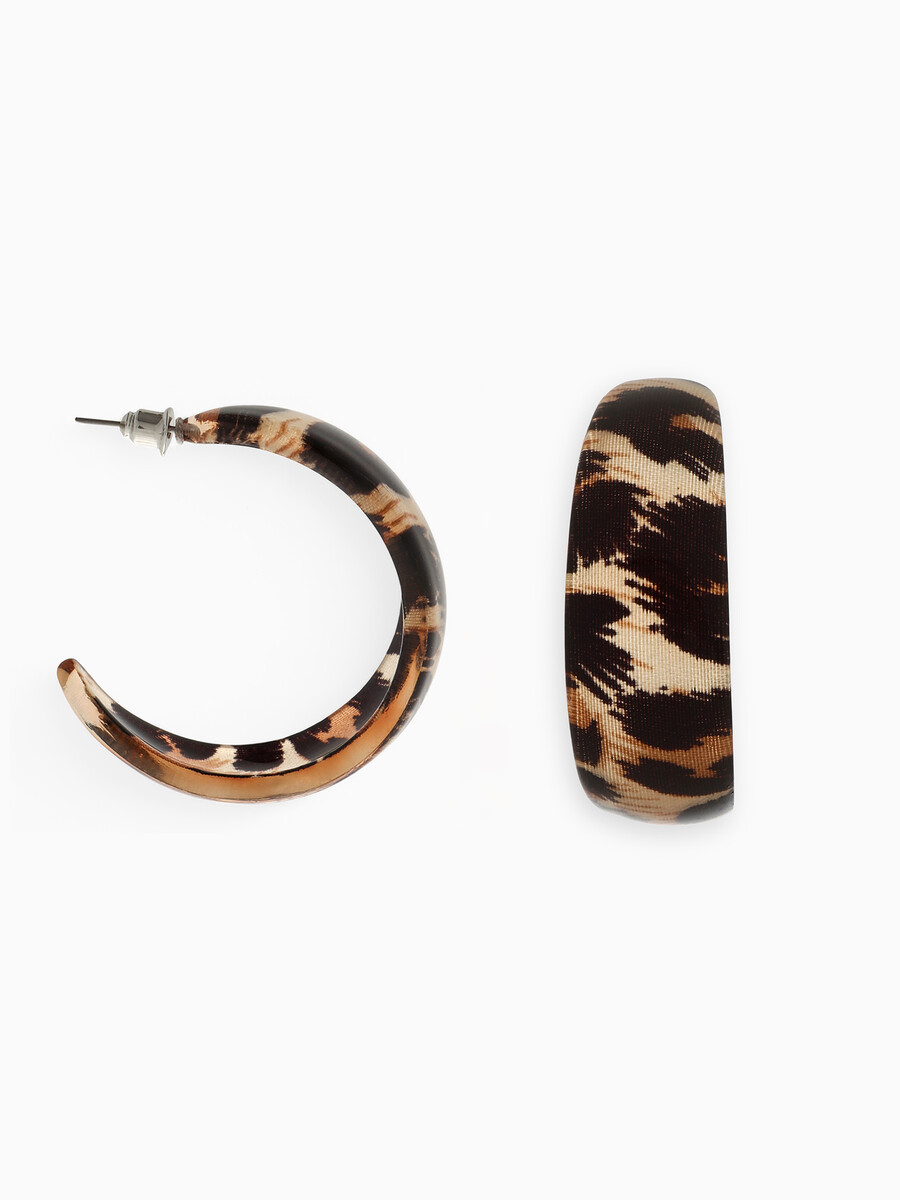 

Серьги-кольца, Коричневый