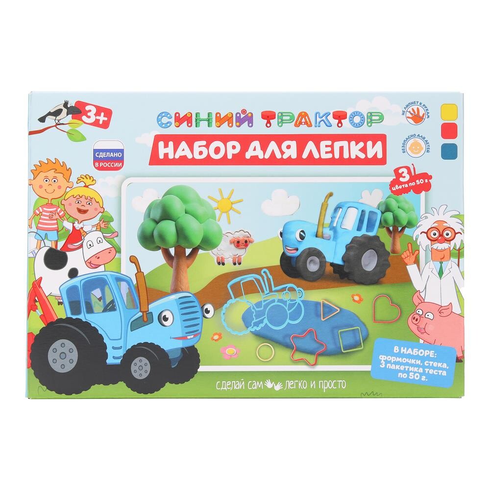 

Тесто для лепки СИНИЙ ТРАКТОР, MultiArt DSET-STR-121472D