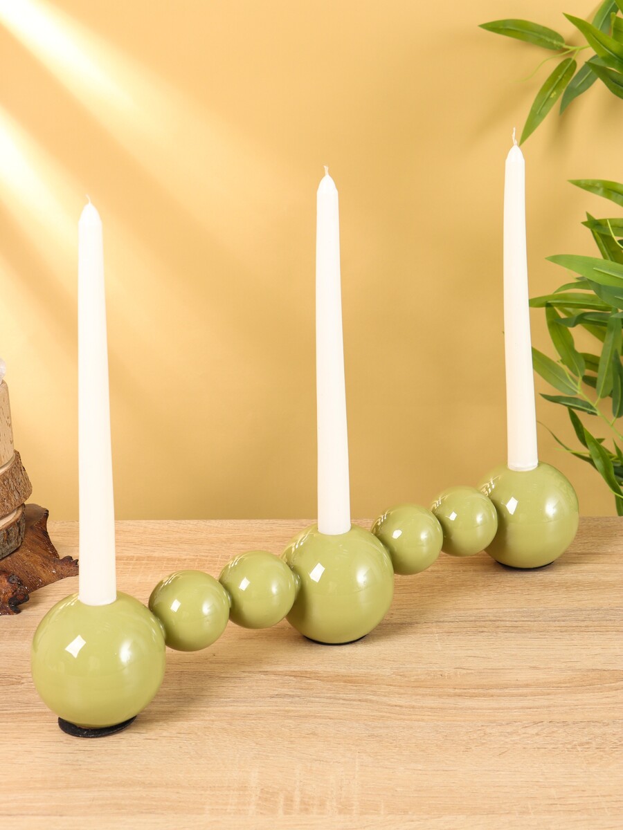 

Подсвечник на 3 свечи, Зеленый