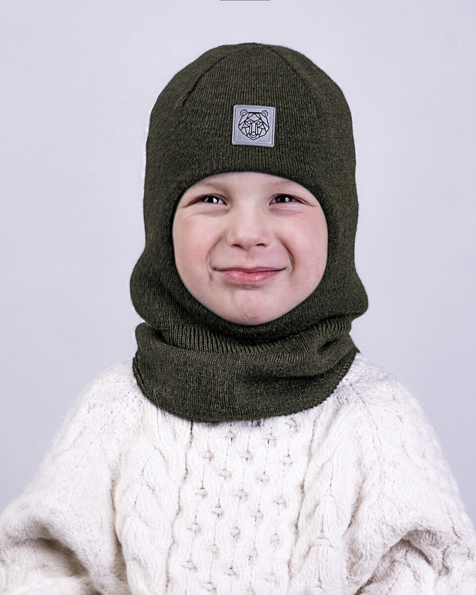 

Шлем детская для мальчика, Хаки;полынь