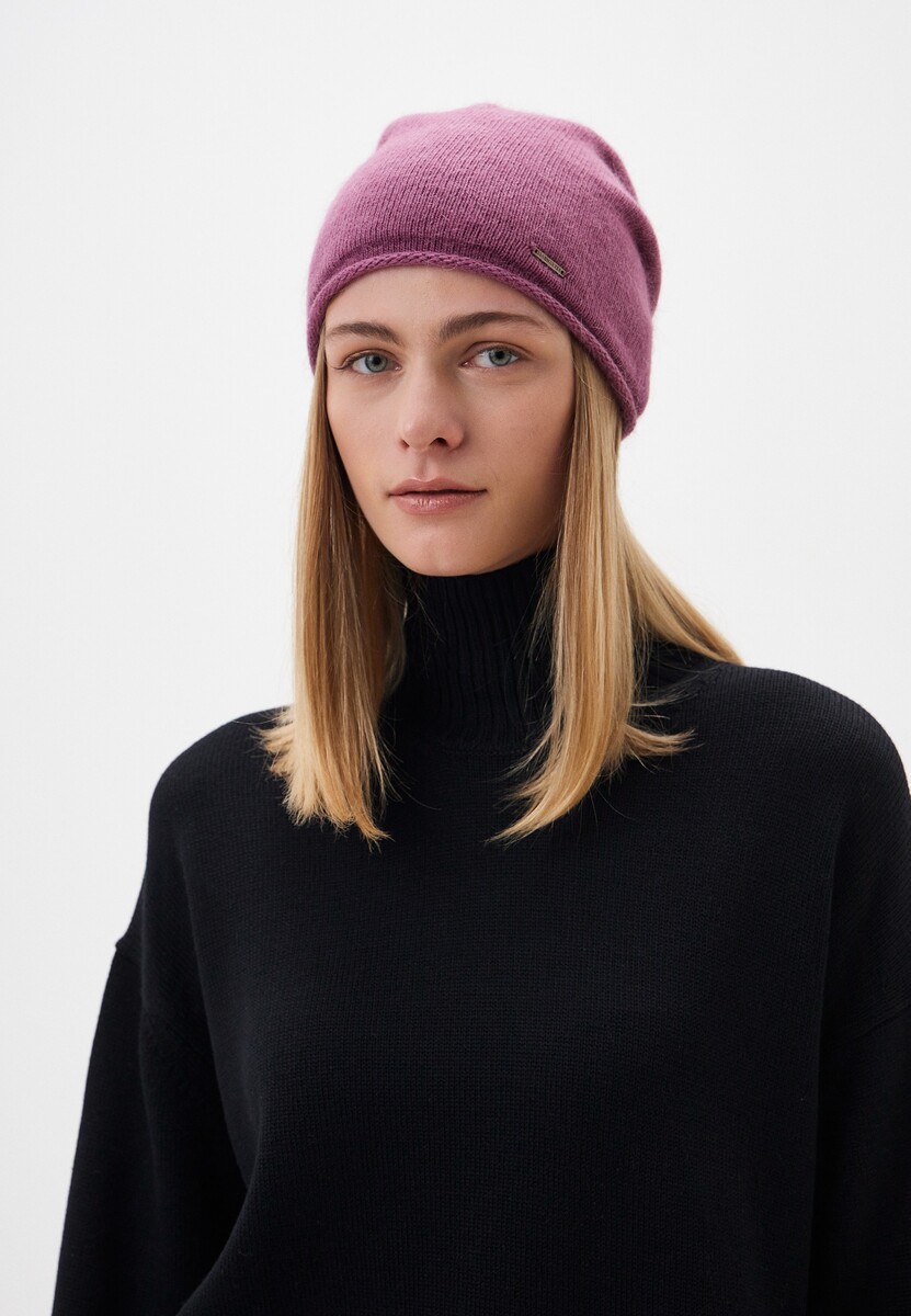 

Шапка женская, Фиолетовый;слива