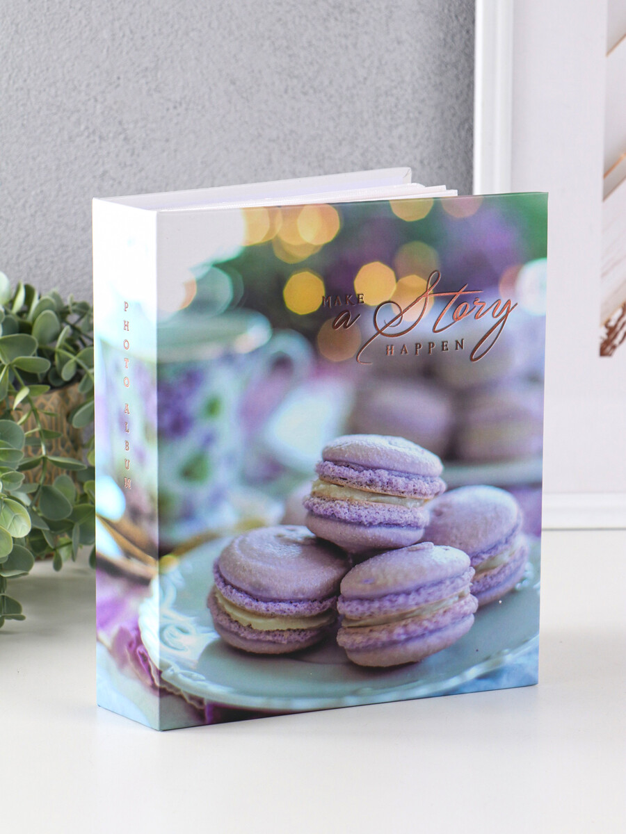 

Фотоальбом на 200 фото 10×15 см macaroons