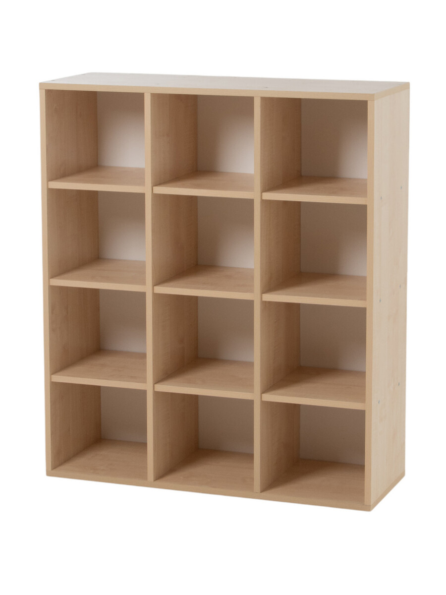 

Шкаф для детских горшков, на 12 мест, 900×330×1200 мм, цвет клен танзау, Бежевый