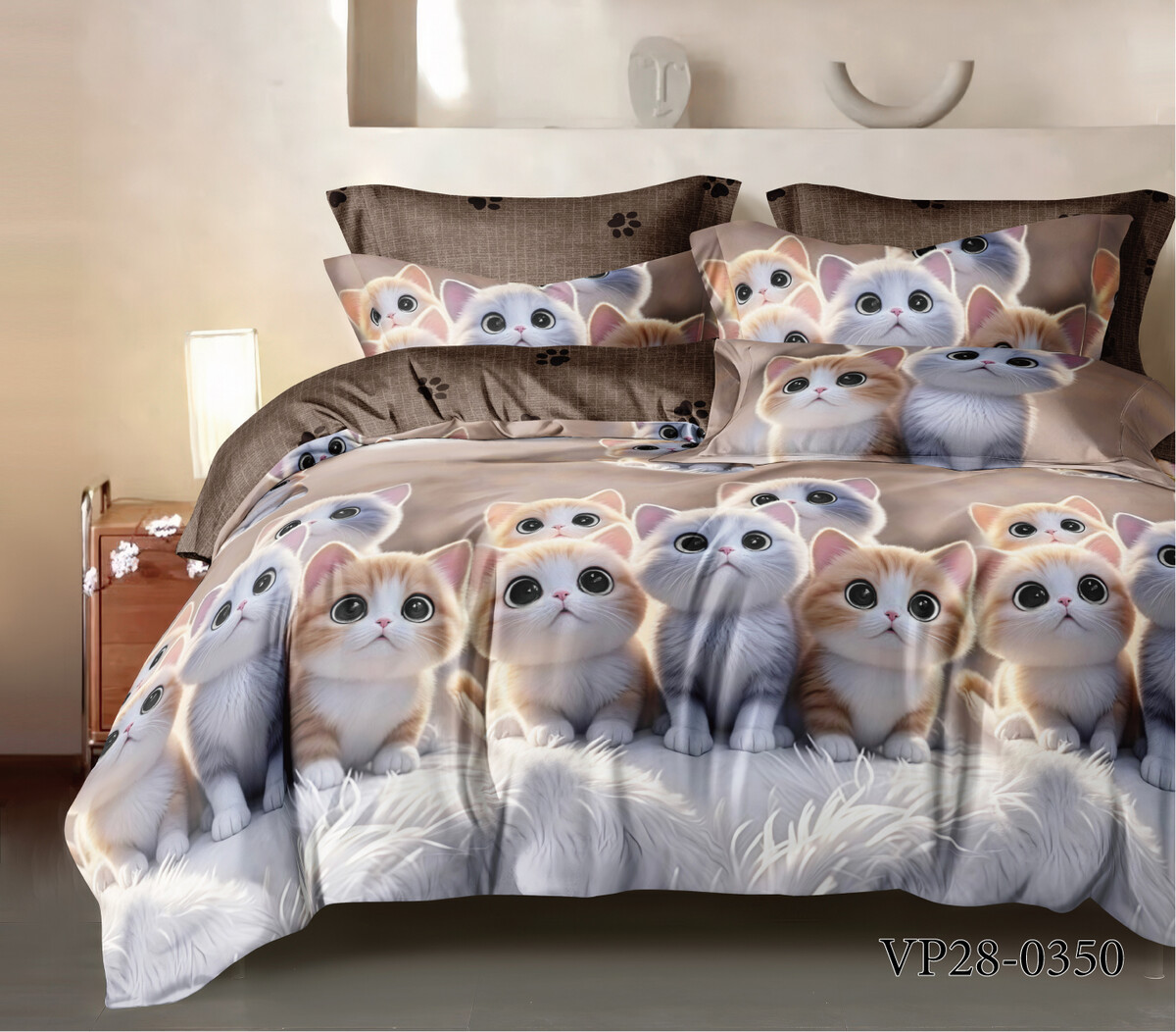 

Постельное белье 2-х сп, Коричневый