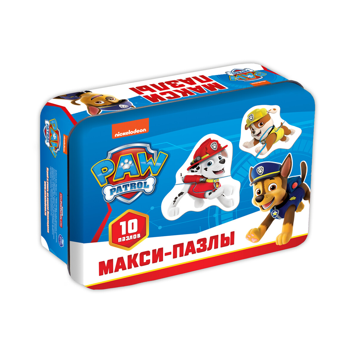 

Макси-пазлы в металлической коробке