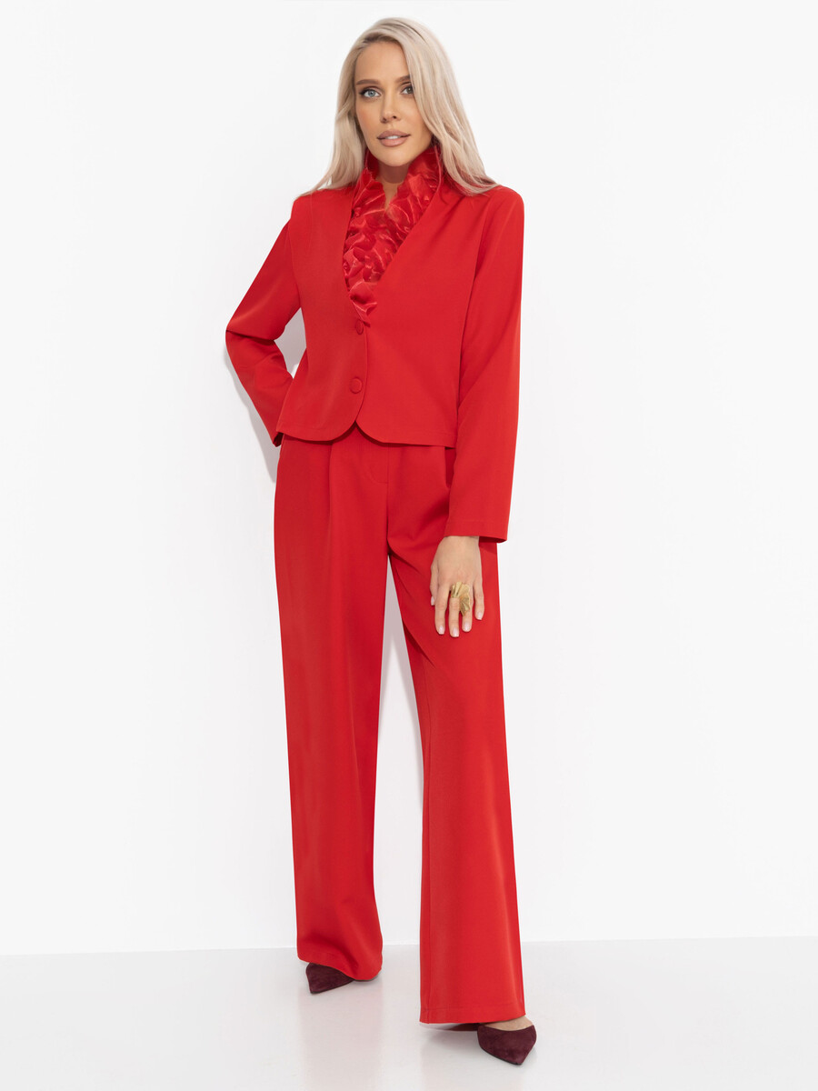 

Брючный костюм, Красный