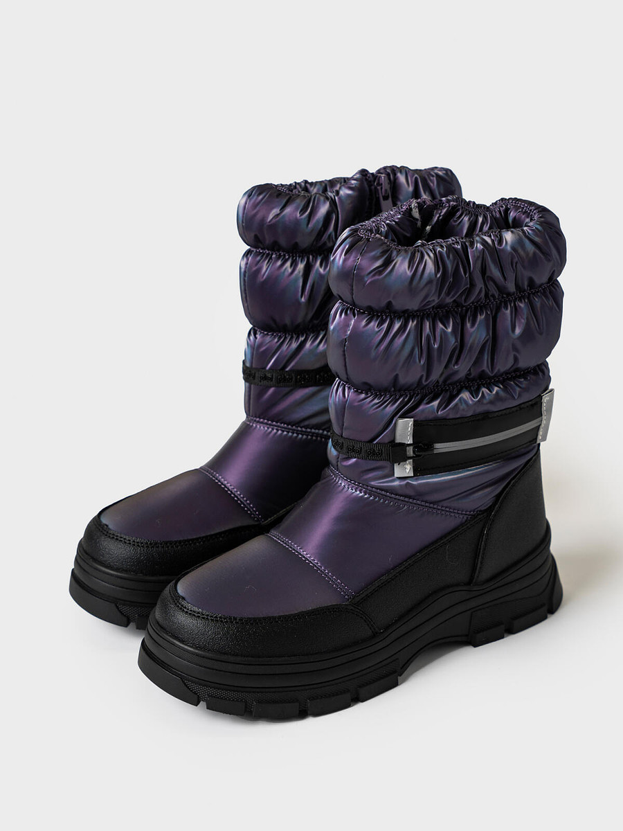 

Сапоги, Фиолетовый;черный