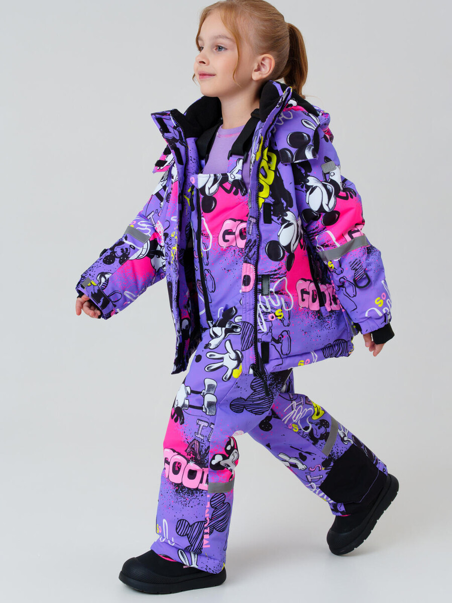 

Комплект куртка полукомбинезон, Разноцветный