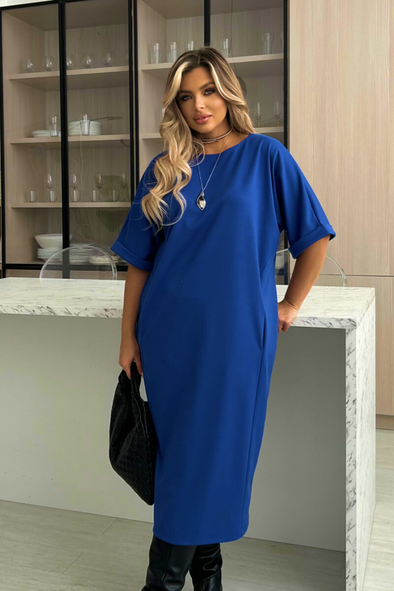 

Платье, Синий;электрик