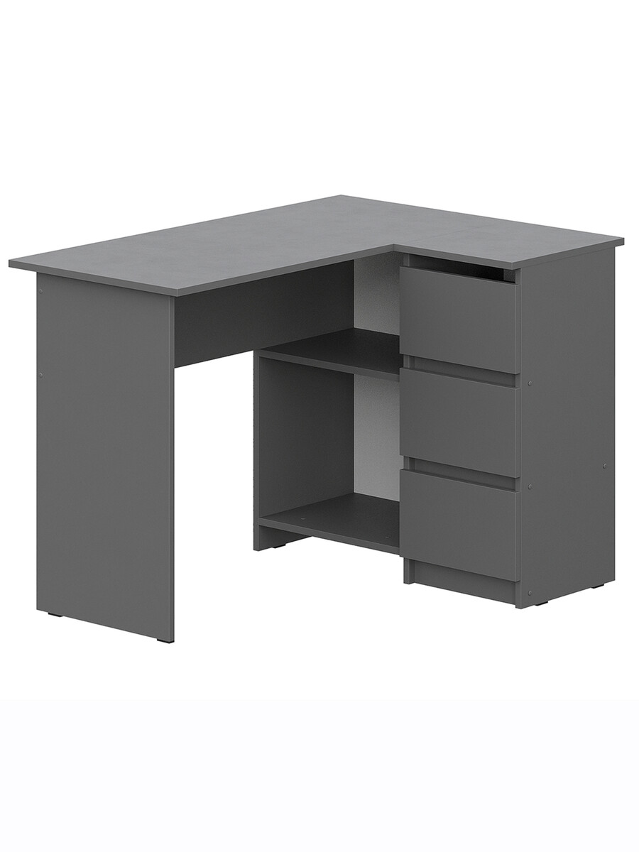 

Стол письменный угловой, Серый