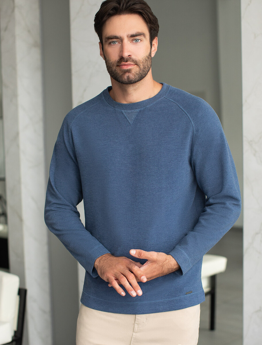 

Джемпер, Синий;синий меланж