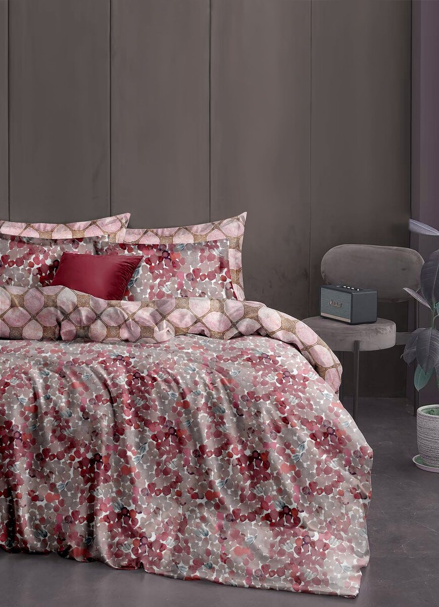 

Комплект постельного белья ML NEOCLASSIC "Coral" (1,5 сп), Розовый;розово-бежевый