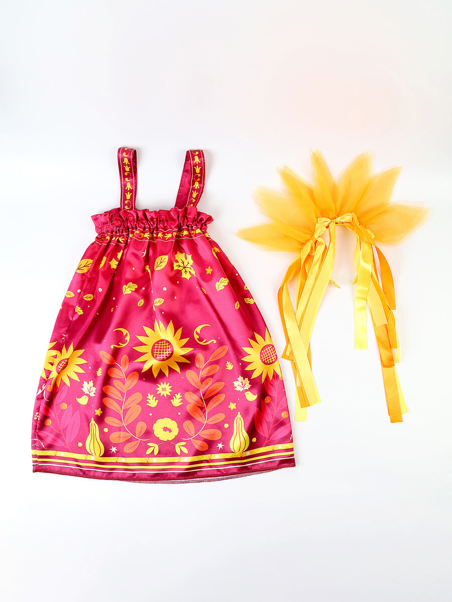 

Карнавальный костюм, Оранжевый;желтый;красный