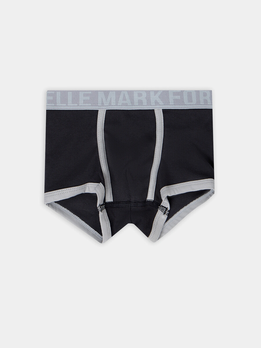 

Трусы боксеры для мальчиков серые, Черный;обсидиан